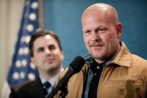 Joe the Plumber at the National Press Club weekly luncheon for speakers.